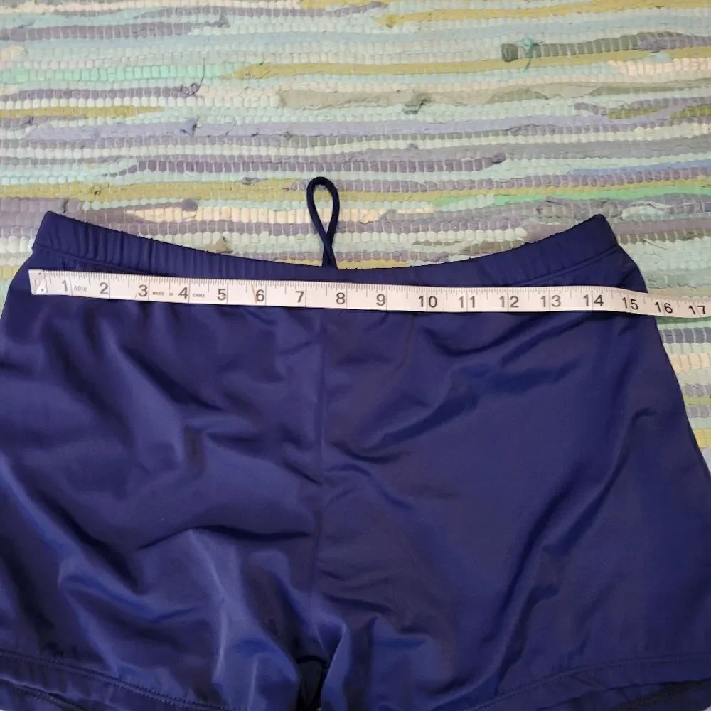 Ladies Navy Swim Shorts sz 5XL